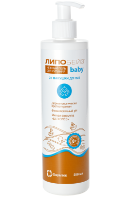 Нежный гель для купания от макушки до пят 250 мл